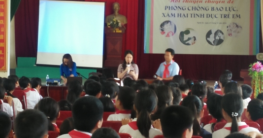 Tổ chức OHF Việt Nam nói chuyện chuyên đề phòng chống xâm hại tình dục trẻ em