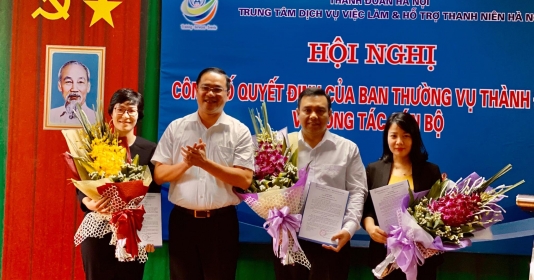 Trung tâm Dịch vụ việc làm và Hỗ trợ Thanh niên Hà Nội có tân giám đốc
