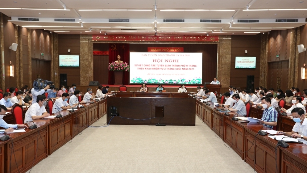 Hệ thống tuyên giáo Thủ đô đóng góp quan trọng vào công tác phòng, chống dịch