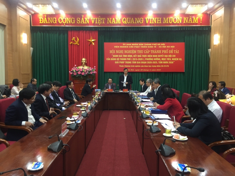 nghiem thu cap thanh pho de tai khoa hoc thuoc chuong trinh nghien cuu trong diem cua ha noi