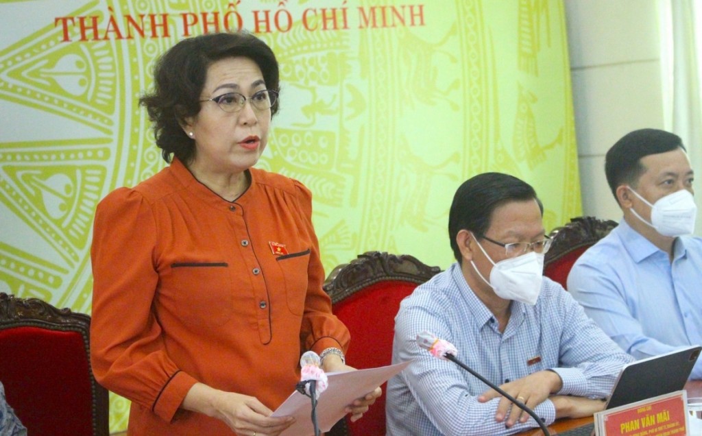 Đại biểu Tô Thị Bích Châu (đoàn TP Hồ Chí Minh)