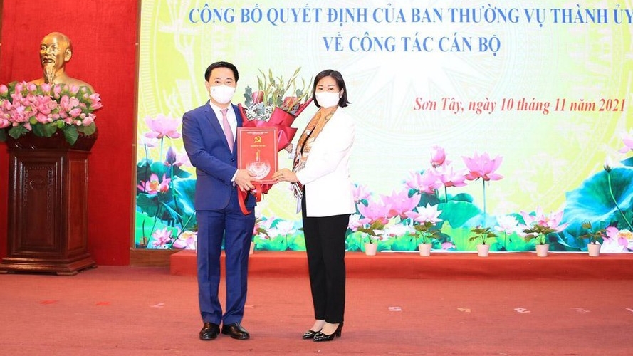 Chánh Văn phòng Thành uỷ Hà Nội làm Bí thư Thị uỷ Sơn Tây