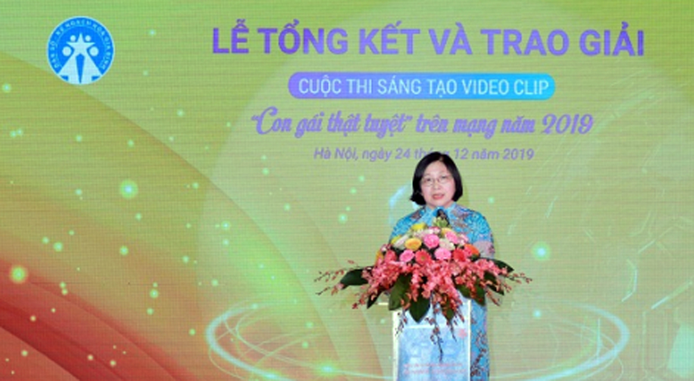 chi cuc dan so khhgd tinh quang ninh dat giai nhat cuoc thi sang tao video clip con gai that tuyet nam 2019