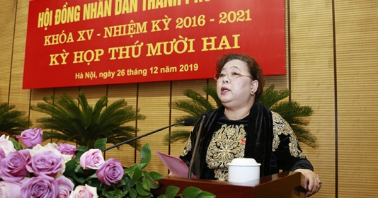 Khai mạc kỳ họp thứ 12 HĐND thành phố Hà Nội khóa XV khai mac ky hop thu 12 hdnd thanh pho ha noi khoa xv