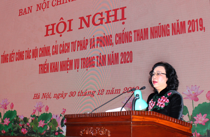 ban noi chinh thanh uy trien khai nhiem vu nam 2020