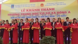 PV GAS tài trợ xây dựng trường THCS Đông Á, Thái Bình