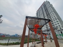 Dân chung cư rộn ràng đón Tết xa quê