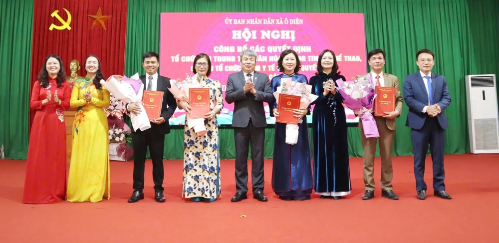 Thành lập Trung tâm Dịch vụ Tổng hợp và Trạm Y tế xã Ô Diên