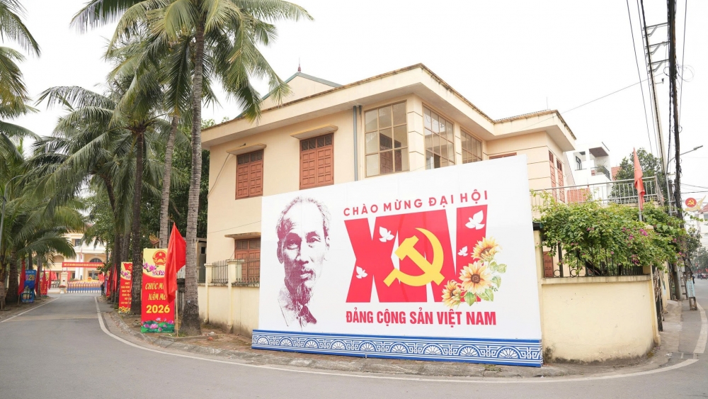 Xã Dương Hòa rực rỡ cờ hoa mừng Đảng, mừng Xuân