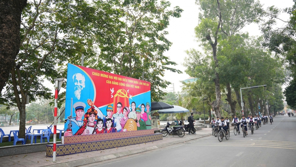 Xã Dương Hòa rực rỡ cờ hoa mừng Đảng, mừng Xuân