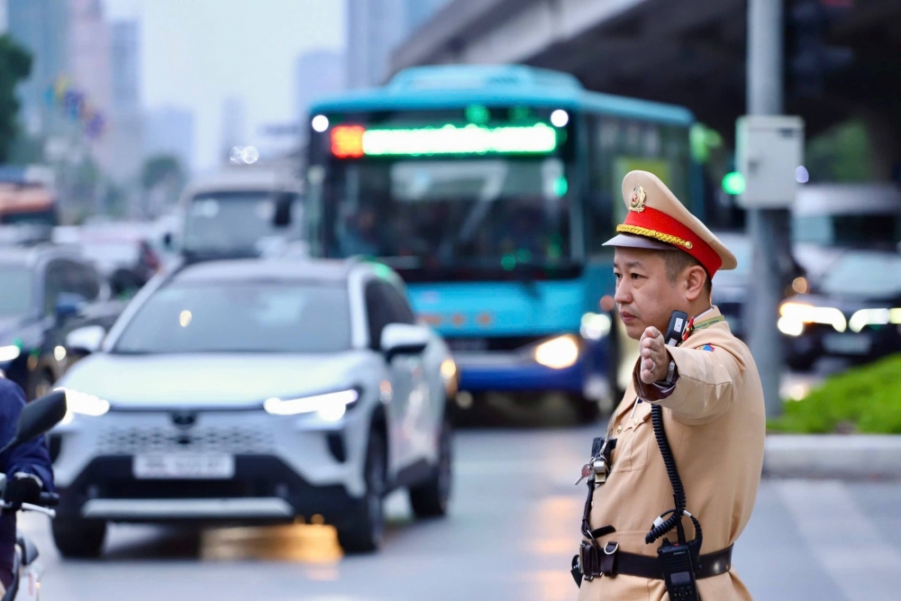 Hà Nội siết chặt giao thông phục vụ diễn tập bảo vệ Đại hội XIV của Đảng