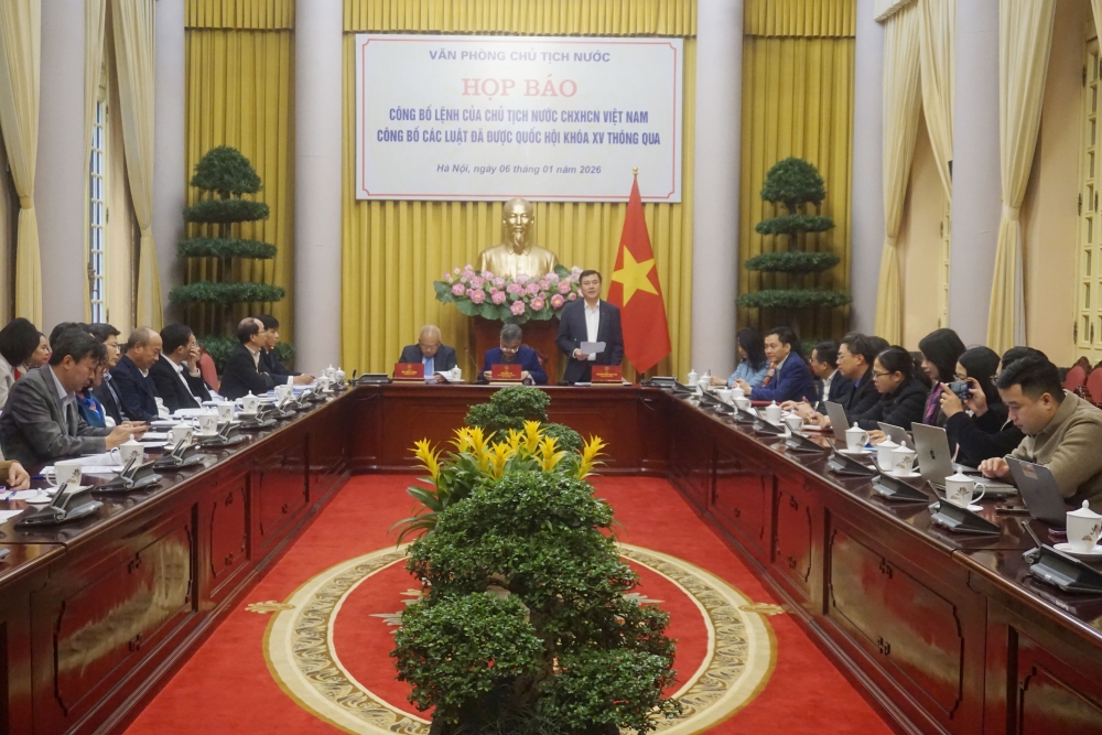 Công bố lệnh của Chủ tịch nước về các luật liên quan đến thuế, livestream bán hàng