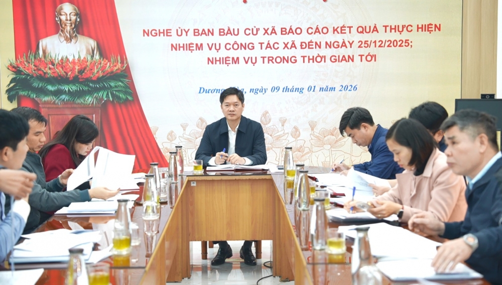 Chặt chẽ, sát sao công tác chuẩn bị bầu cử ĐBQH và HĐND khóa mới tại Dương Hòa