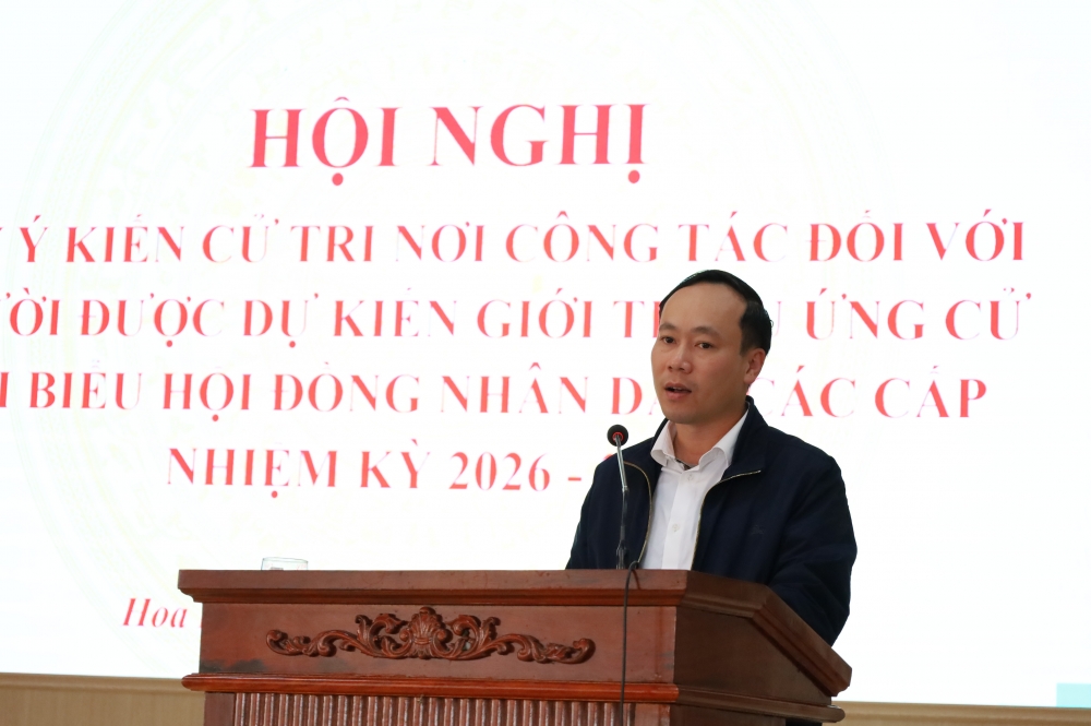 Xã Hoa Lộc thống nhất giới thiệu 2 người ứng cử đại biểu HĐND tỉnh Thanh Hóa