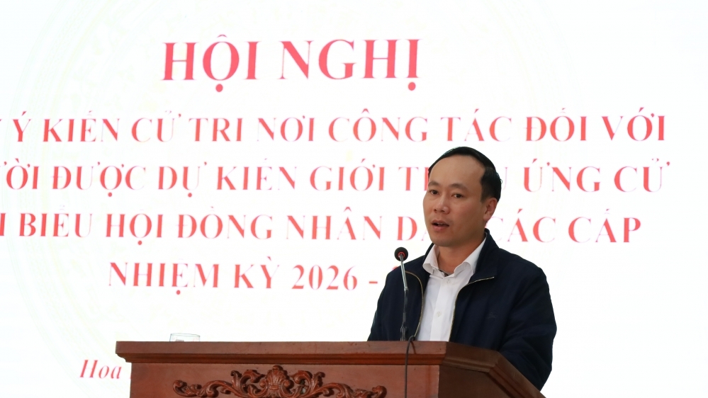 Xã Hoa Lộc thống nhất giới thiệu 2 người ứng cử đại biểu HĐND tỉnh Thanh Hóa