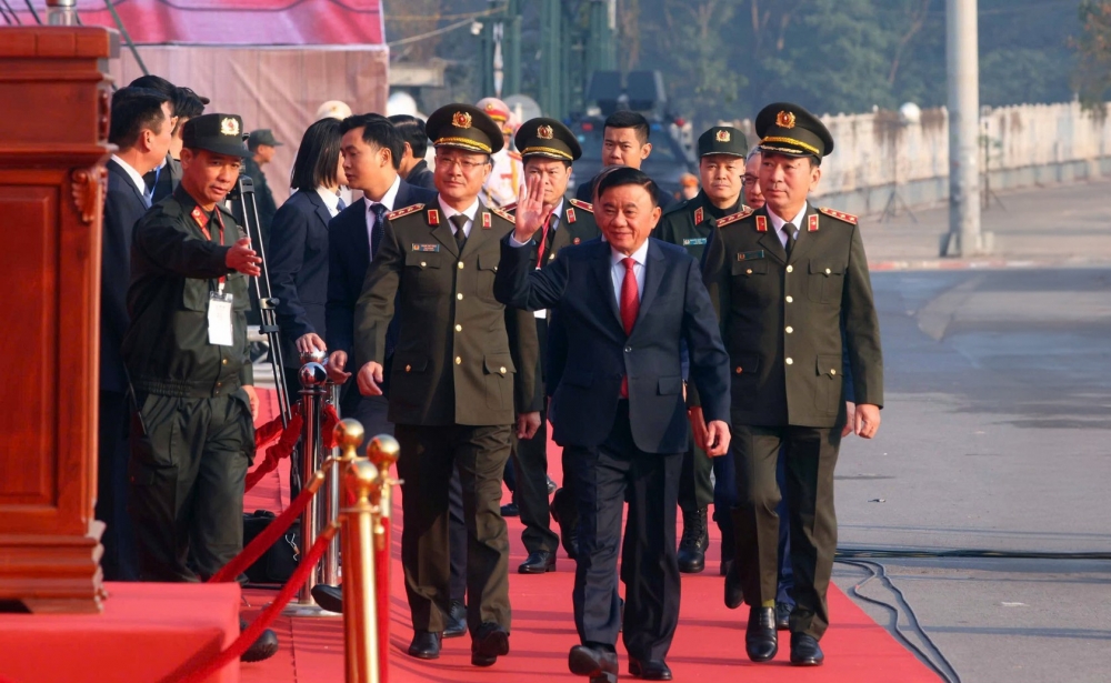 Hình ảnh đội quân tinh nhuệ, dàn khí tài hiện đại bảo vệ Đại hội XIV của Đảng