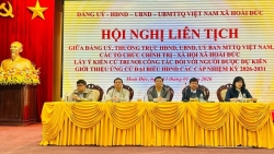 Xã Hoài Đức thống nhất giới thiệu 3 người ứng cử đại biểu HĐND TP Hà Nội