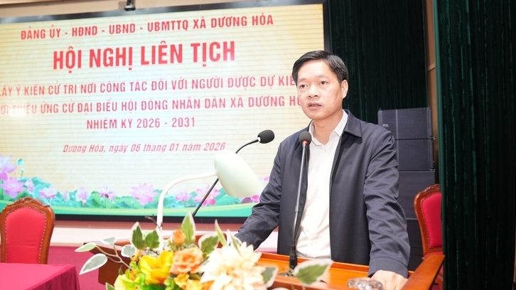 Bí thư xã Dương Hòa được giới thiệu ứng cử đại biểu HĐND TP Hà Nội khóa mới