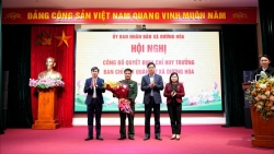 Công bố tân Chỉ huy trưởng Ban Chỉ huy Quân sự xã Dương Hoà