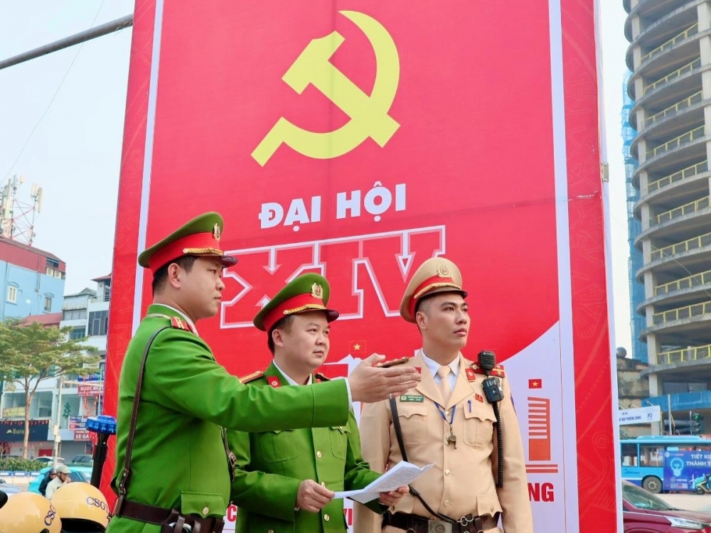 Công an Hà Nội sẵn sàng bảo vệ an toàn tuyệt đối Đại hội XIV của Đảng
