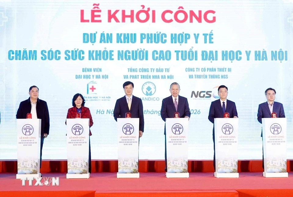 Tổng Bí thư Tô Lâm dự khởi công Dự án Khu phức hợp Y tế-Chăm sóc sức khỏe người cao tuổi
