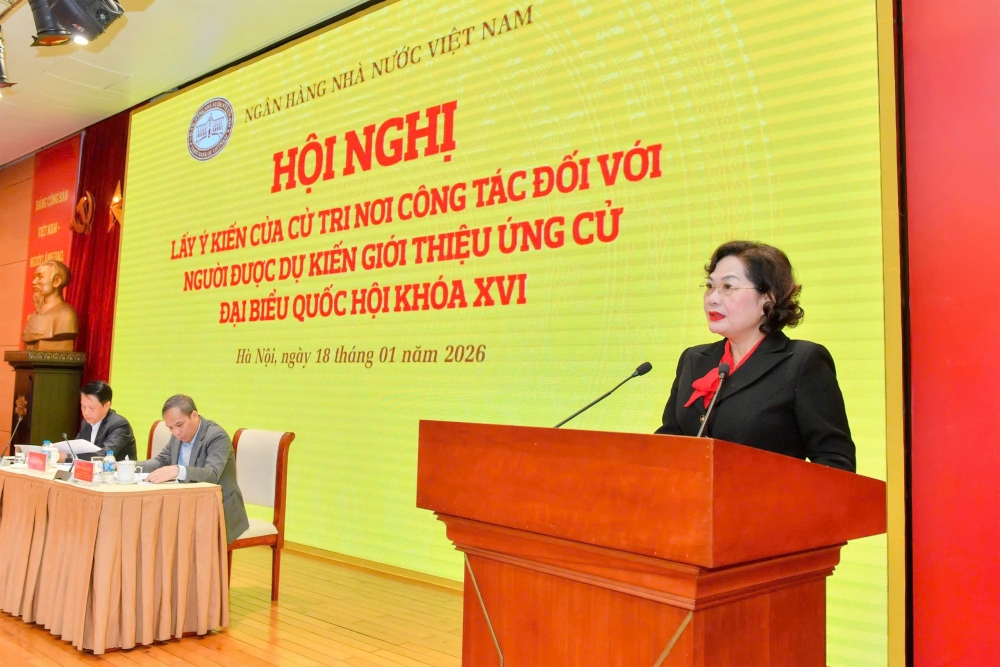 Thống đốc Nguyễn Thị Hồng được giới thiệu ứng cử đại biểu Quốc hội khóa XVI