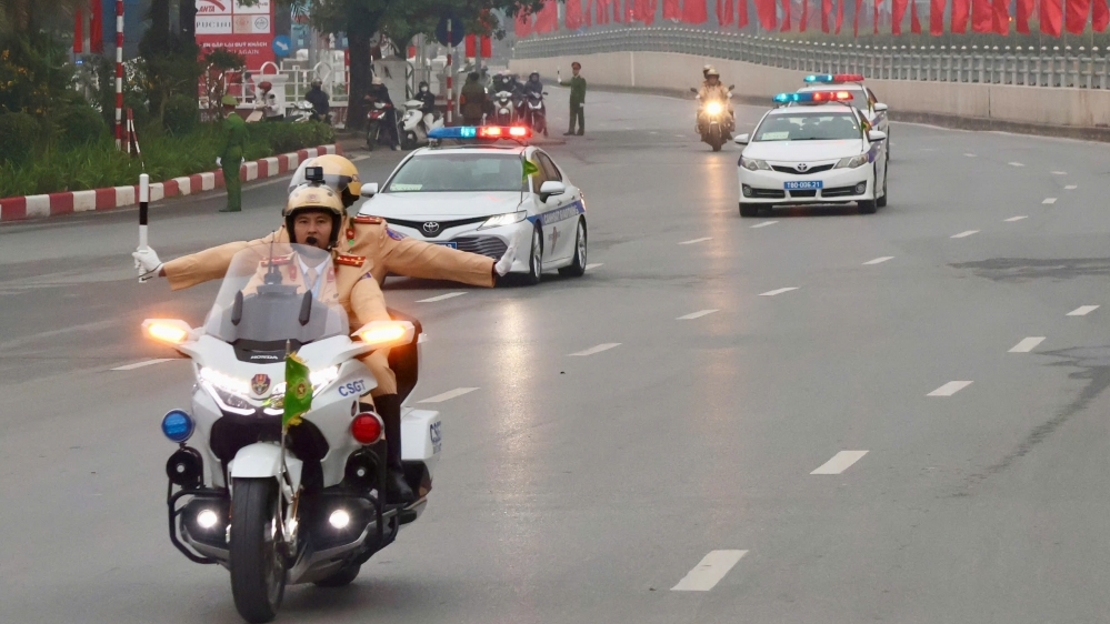 Công an Hà Nội điều chỉnh phân luồng giao thông phục vụ Đại hội XIV của Đảng