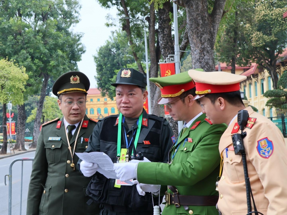 Công an Hà Nội góp phần quan trọng vào thành công Đại hội XIV của Đảng