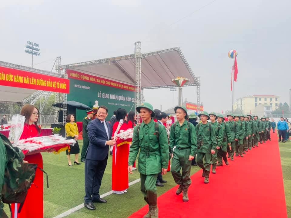 Ngày hội lên đường bảo vệ Tổ quốc của tuổi trẻ Hoài Đức