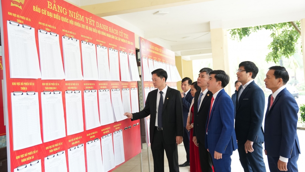 Xã Dương Hòa tập trung cao độ cho công tác bầu cử