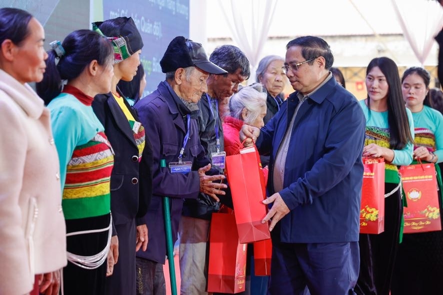 Thủ tướng Phạm Minh Chính dự khởi công trường liên cấp ở xã miền núi Thanh Hóa Thủ tướng Phạm Minh Chính dự khởi công trường liên cấp ở xã miền núi Thanh Hóa