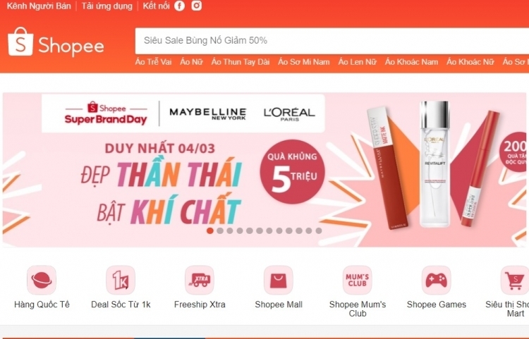 Xử lý gần 14.000 gian hàng vi phạm trên Shopee.vn, Sendo.vn