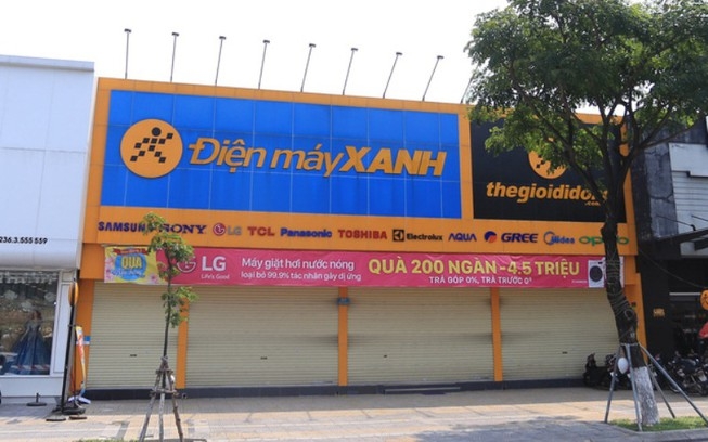 Một số cửa hàng Thế Giới Di Động và Điện Máy Xanh ở Hà Nội đóng cửa