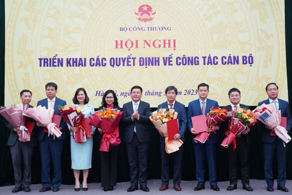 Bộ Công thương điều động, bổ nhiệm nhiều cán bộ chủ chốt