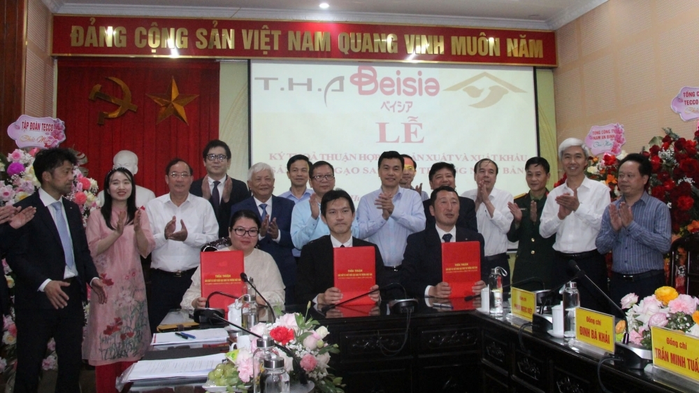 Thái Bình: Huyện Hưng Hà sẽ xuất khẩu 2.000 tấn gạo sang Nhật Bản