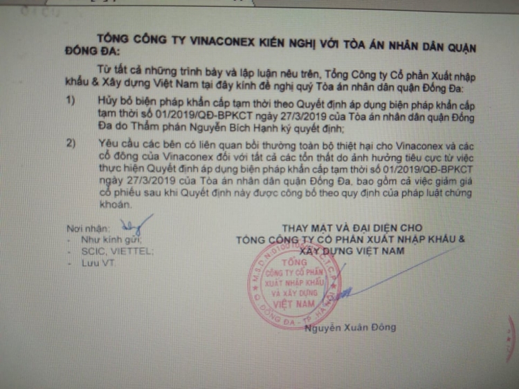 noi chien xay ra tai vinaconex