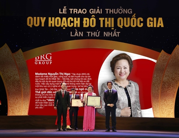 Tập đoàn BRG nhận hàng loạt giải thưởng Quy hoạch đô thị quốc gia 2018