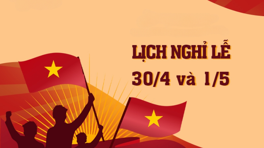 Có thể được nghỉ 5 ngày liên tục dịp lễ 30/4-1/5?