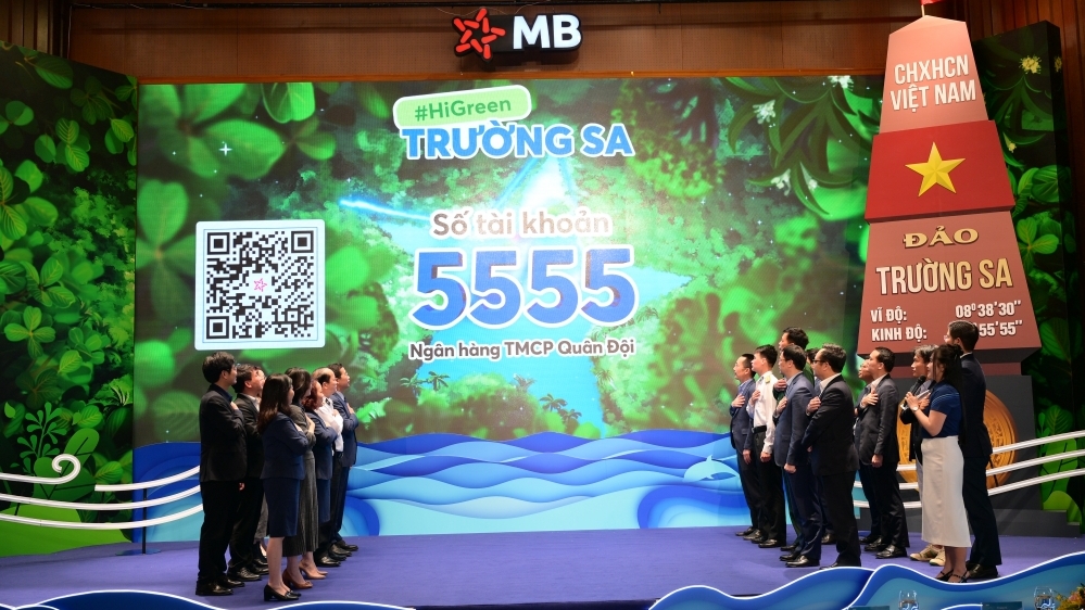 Chung tay cùng MB trồng 1 triệu cây xanh cho Trường Sa