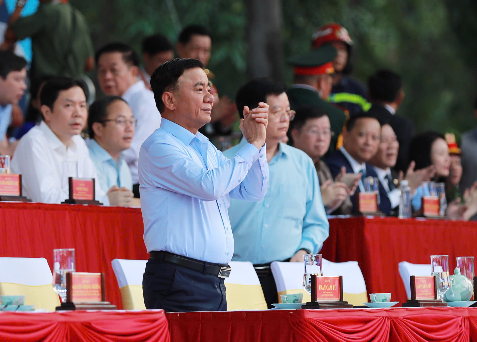 Hình ảnh Bác Hồ nổi bật trong buổi tổng luyện diễu binh 30.4 ở TP.HCM- Ảnh 21.