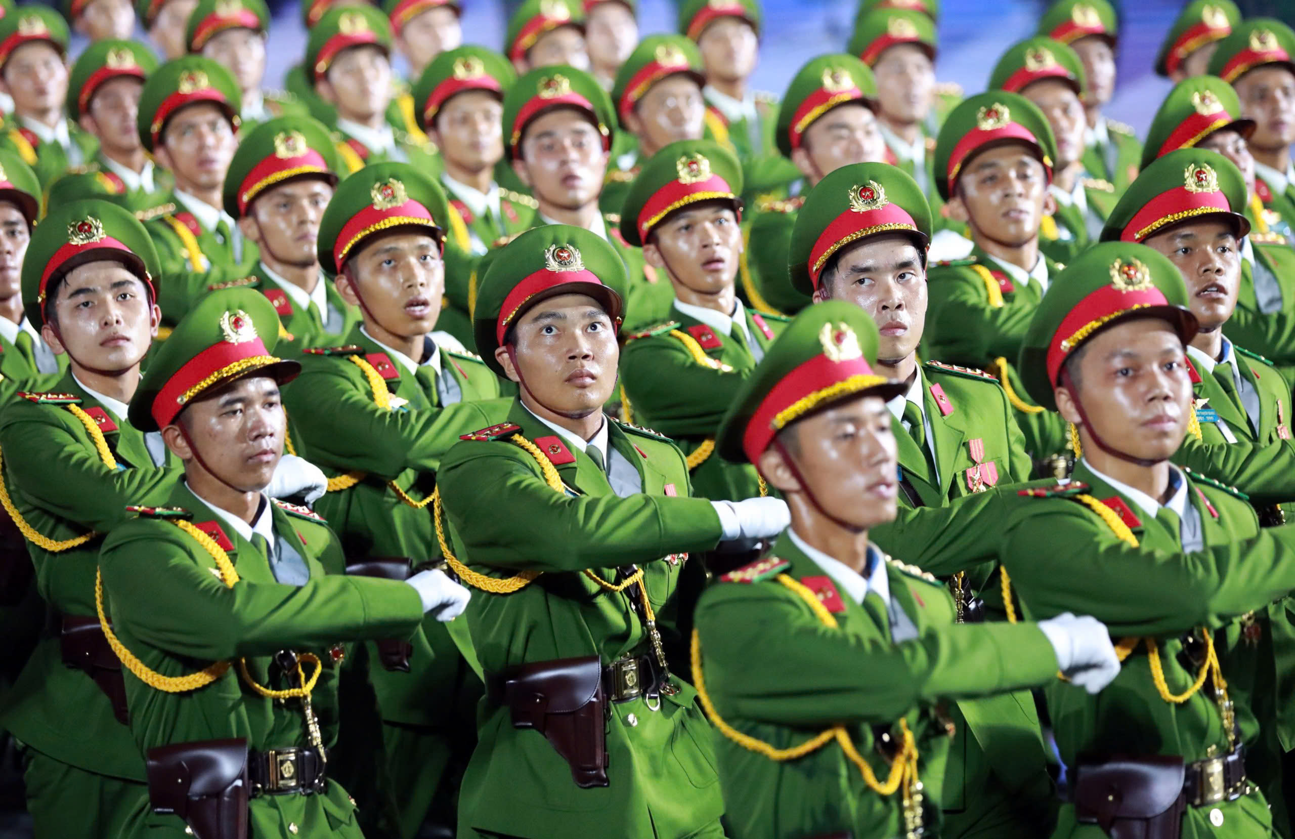 Hình ảnh Bác Hồ nổi bật trong buổi tổng luyện diễu binh 30.4 ở TP.HCM- Ảnh 43.