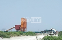 Huyện Thanh Trì: Loạt trạm trộn bê tông hoạt động miễn phép hay trái phép?