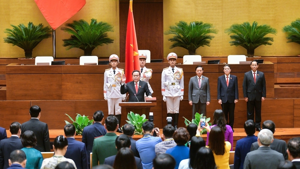 Chủ tịch Quốc hội Trần Thanh Mẫn phát biểu nhậm chức