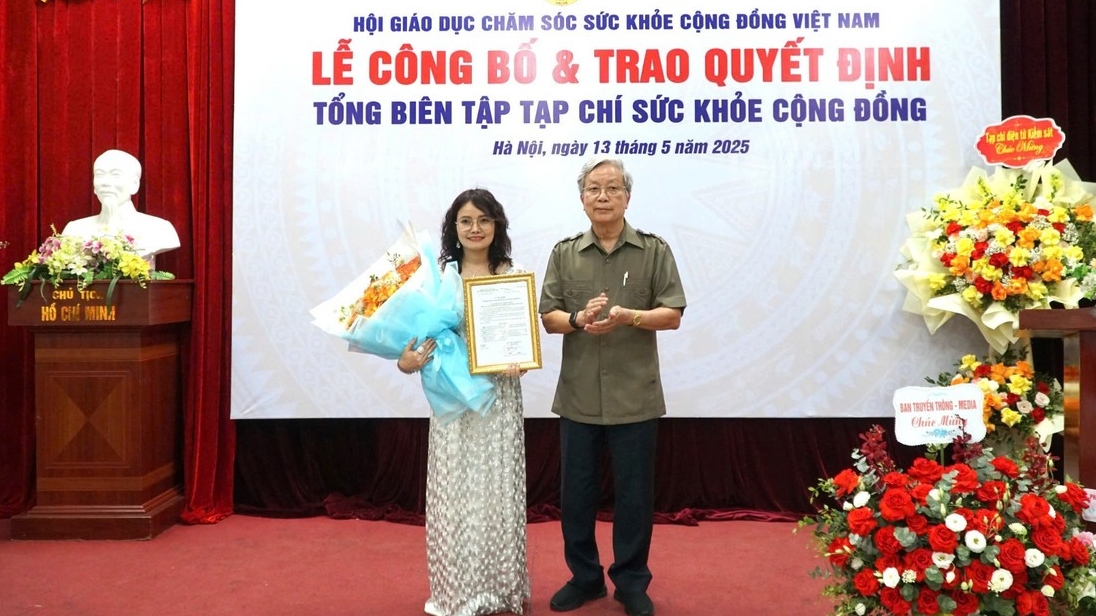 Bổ nhiệm tân Tổng Biên tập Tạp chí Sức khoẻ Cộng đồng