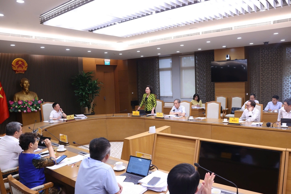 Phó Thủ tướng Hồ Đức Phớc chủ trì họp phân cấp, phân quyền gắn với phân định thẩm quyền trong lĩnh vực tài chính, ngân hàng