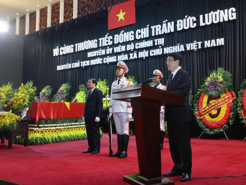 Lễ truy điệu nguyên Chủ tịch nước Trần Đức Lương