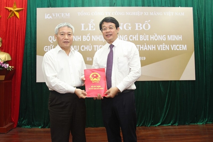 Chủ tịch VICEM Bùi Hồng Minh làm Thứ trưởng Bộ Xây dựng
