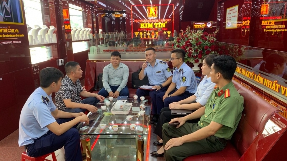 Một địa phương kiểm tra xong hoạt động kinh doanh vàng