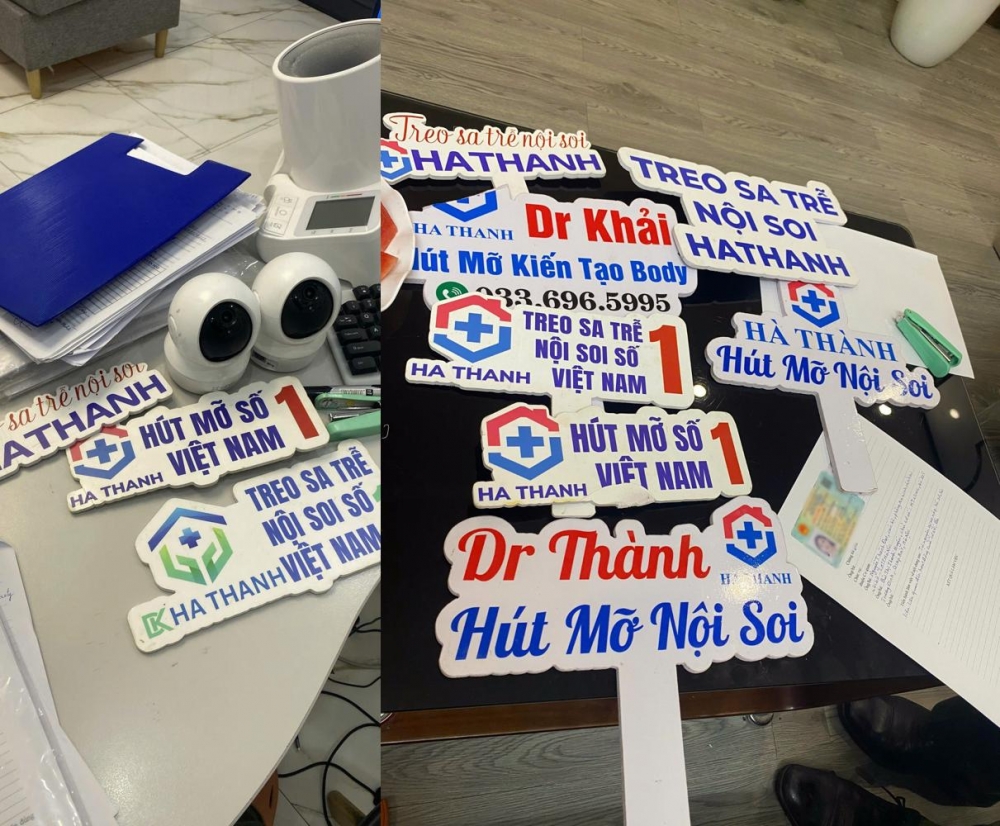 Cơ sở thẩm mỹ không phép mạo danh Bệnh viện Hà Thành
