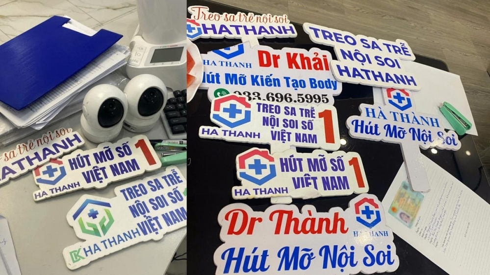 Cơ sở thẩm mỹ không phép mạo danh Bệnh viện Hà Thành